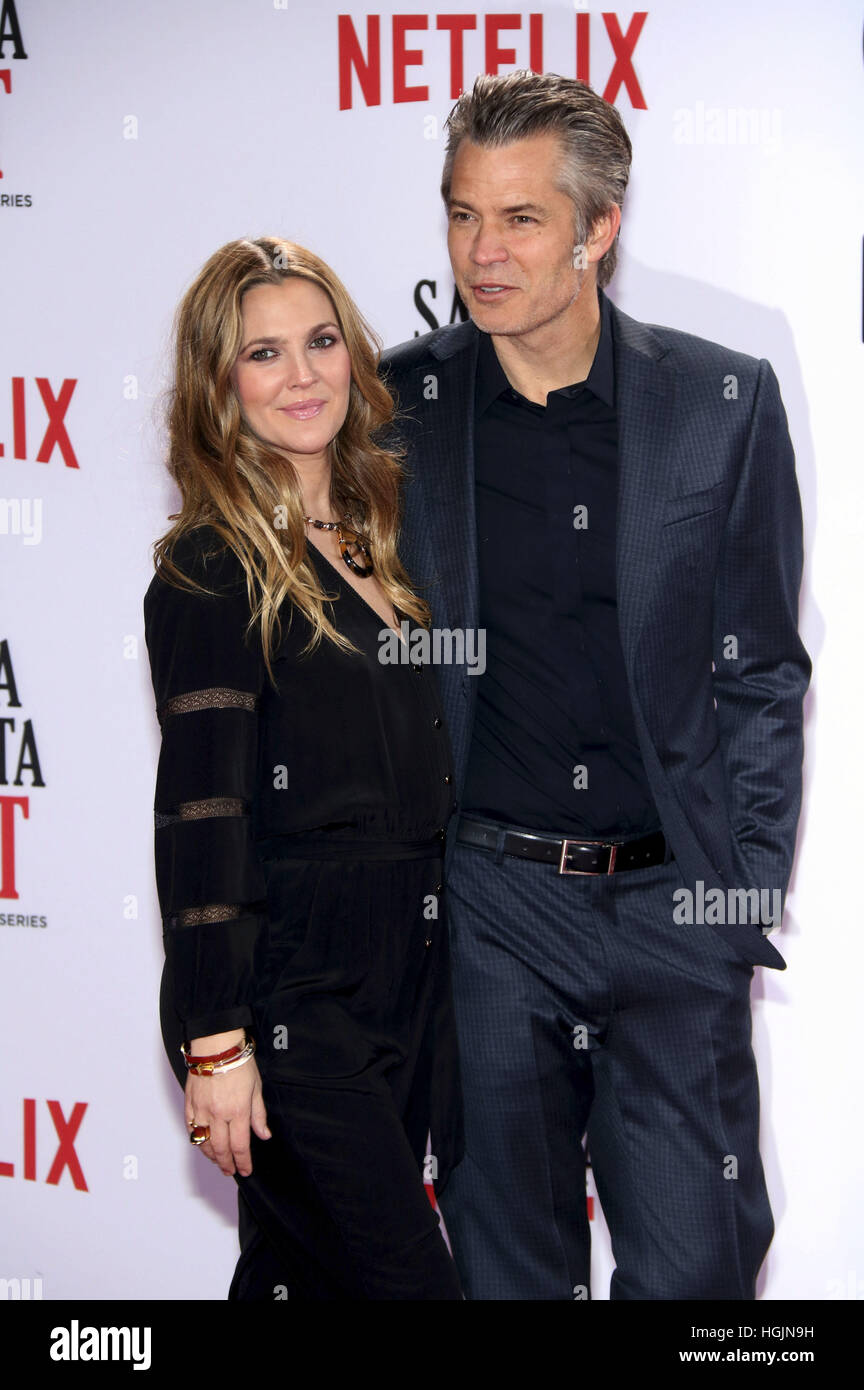 Berlin, Germany. 20th Jan, 2017. Drew Barrymore and Timothy Olyphant ...
