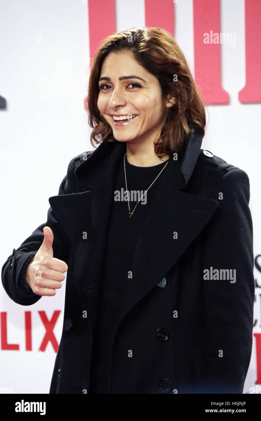 Berlin, Germany. 20th Jan, 2017. Pegah Ferydoni attends the Netflix ...