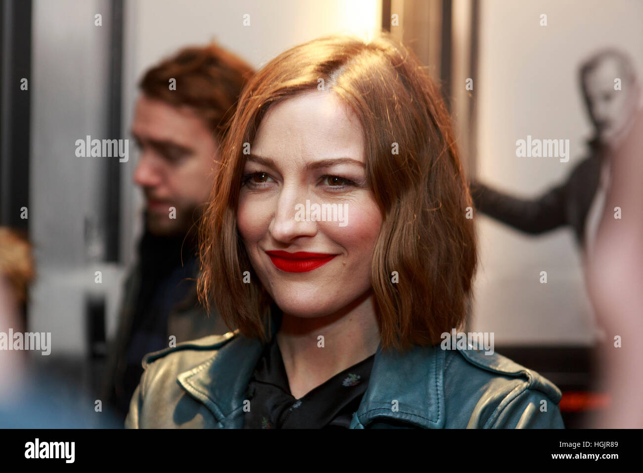 Edinburgh, UK. 22nd January, 2017. T2 Trainspotting premiere at Edinburgh Cineworld. Scotland. Pictured Kelly Macdonald. Pako Mera/Alamy live News Stock Photo