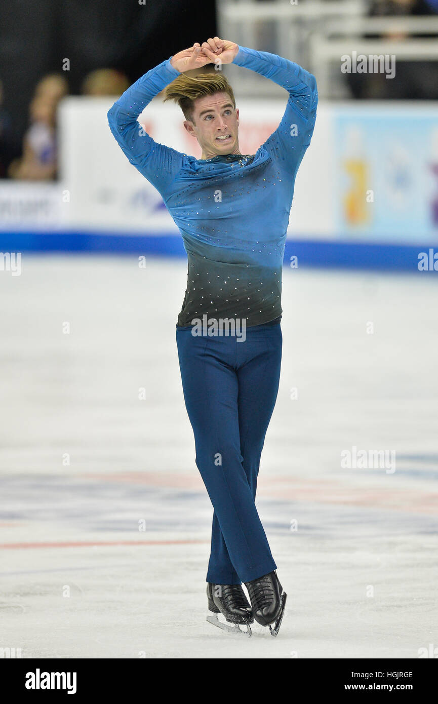 Kansas City, Missouri, USA. 22nd Jan, 2017. Scott Dyer performs during