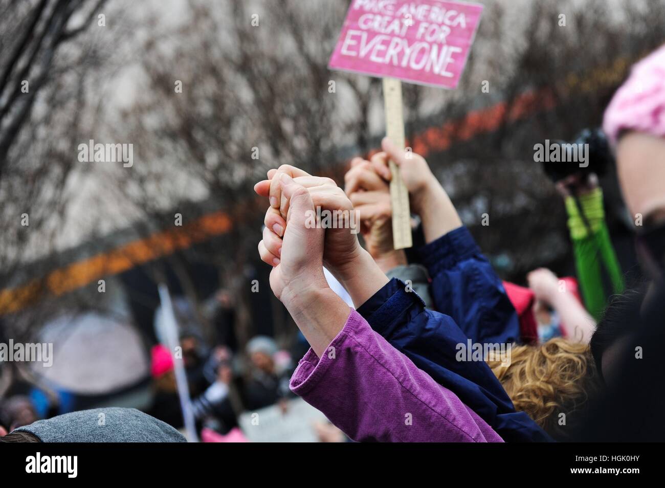 Washington, DC, USA. 21st Jan, 2017. in attendance for Women's March on Washington 2017, Washington, DC January 21, 2017. Credit: Sara Cozolino/Everett Collection/Alamy Live News Stock Photo