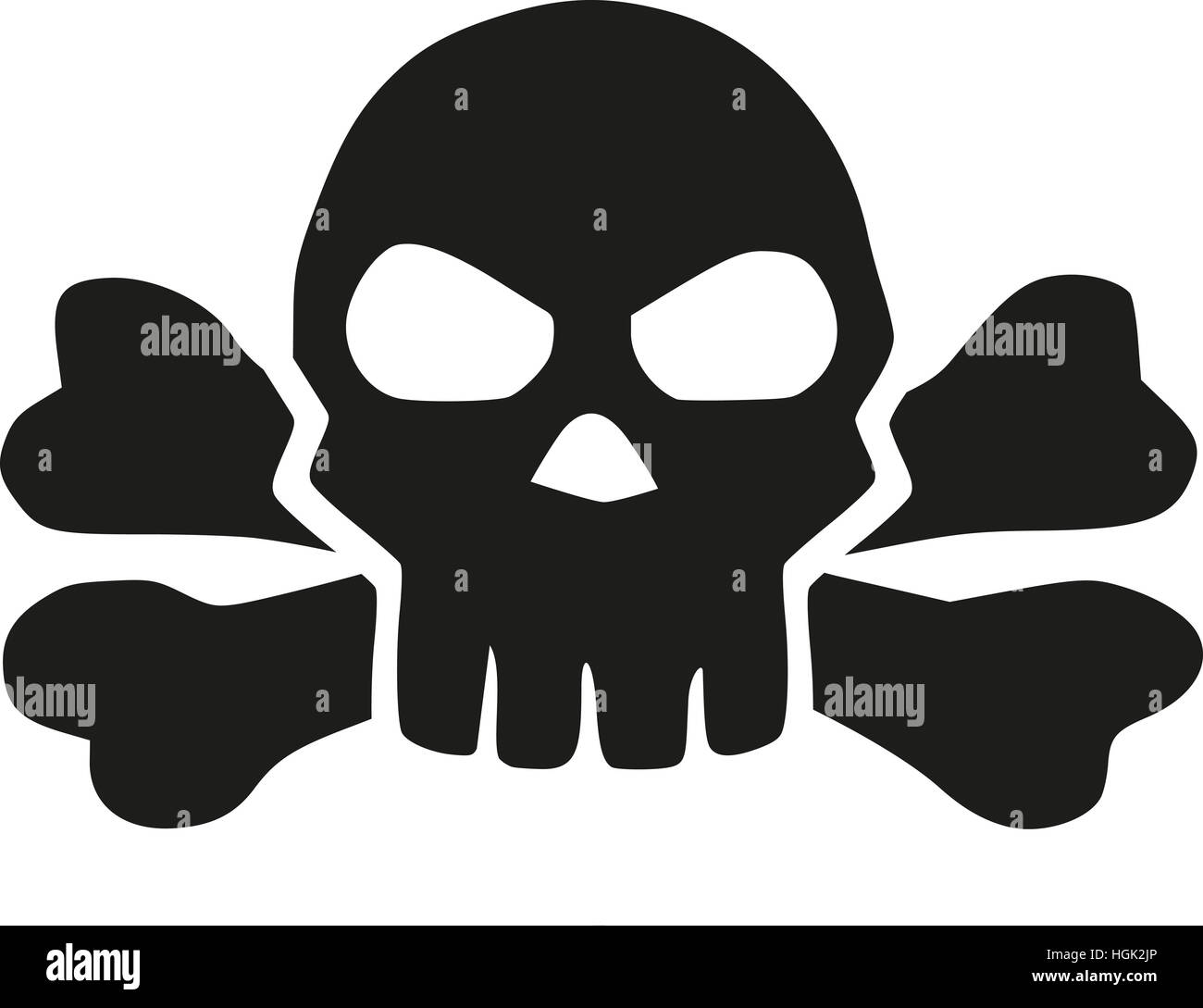 Skull with crossbones Stock Photo Alamy
