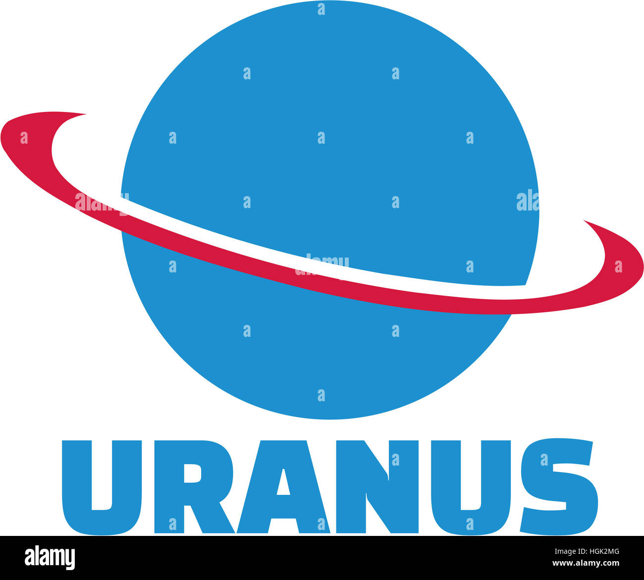 Uranus planet Stock Photo