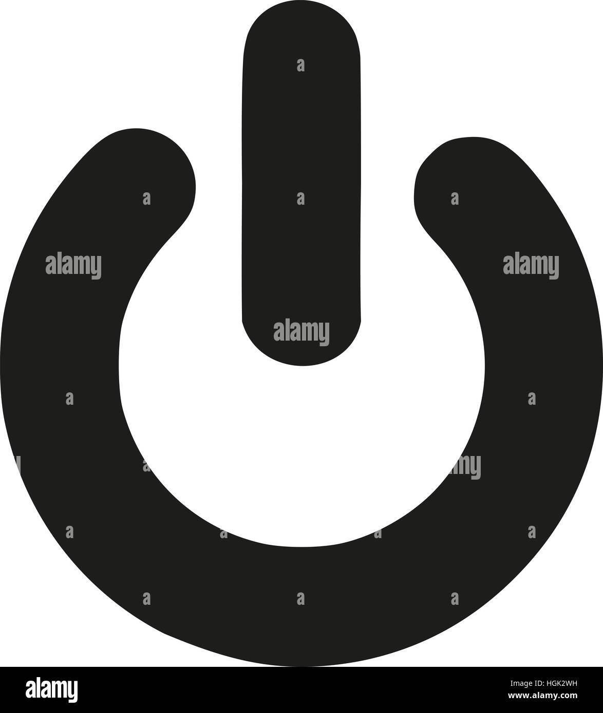 Power button icon Stock Photo Alamy
