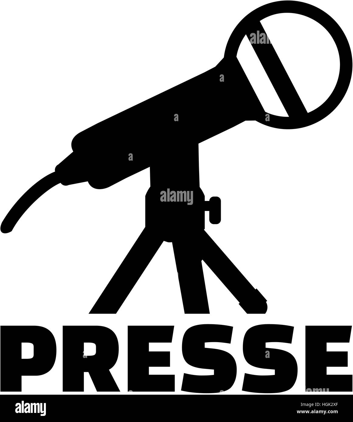 Press german microphone Stock Photo Alamy