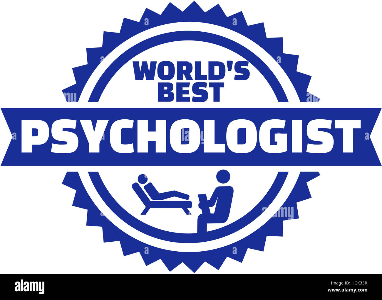 World's best Psychologist button Stock Photo Alamy