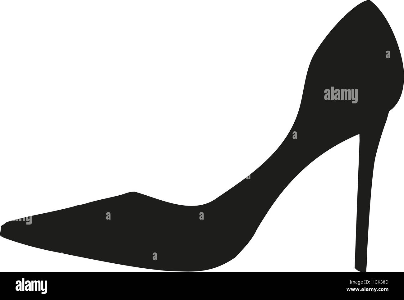 High heel icon Stock Photo - Alamy