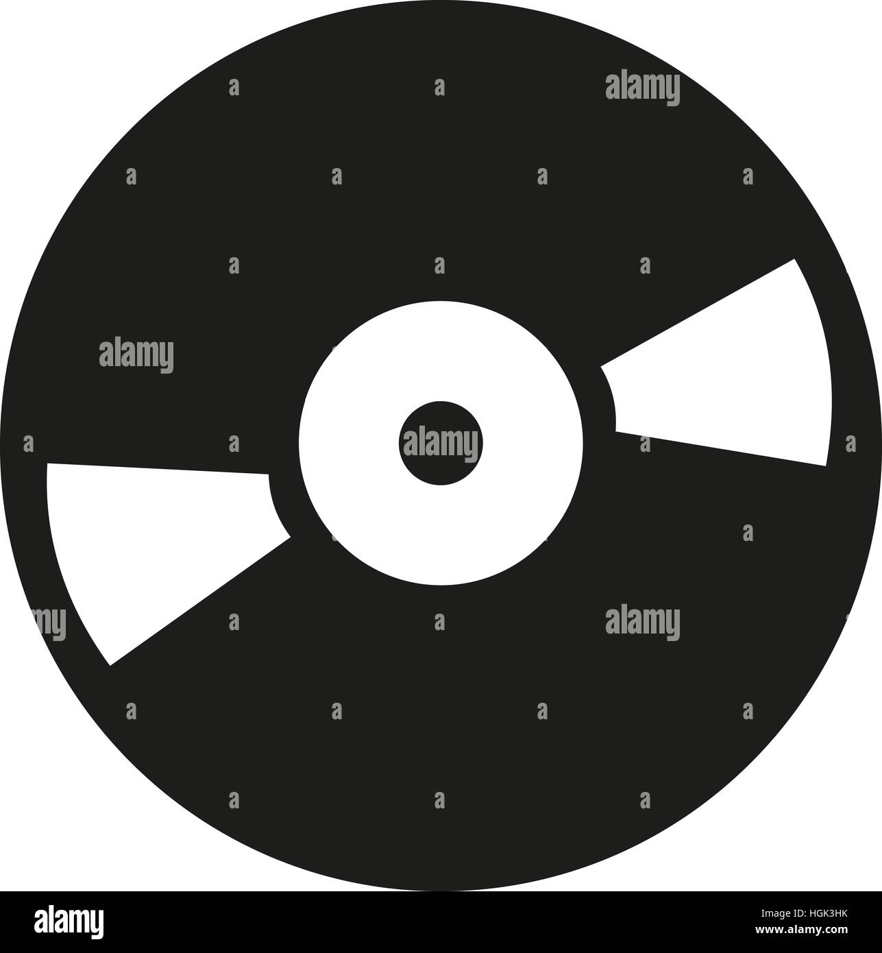Vinyl record icon Stock Photo - Alamy