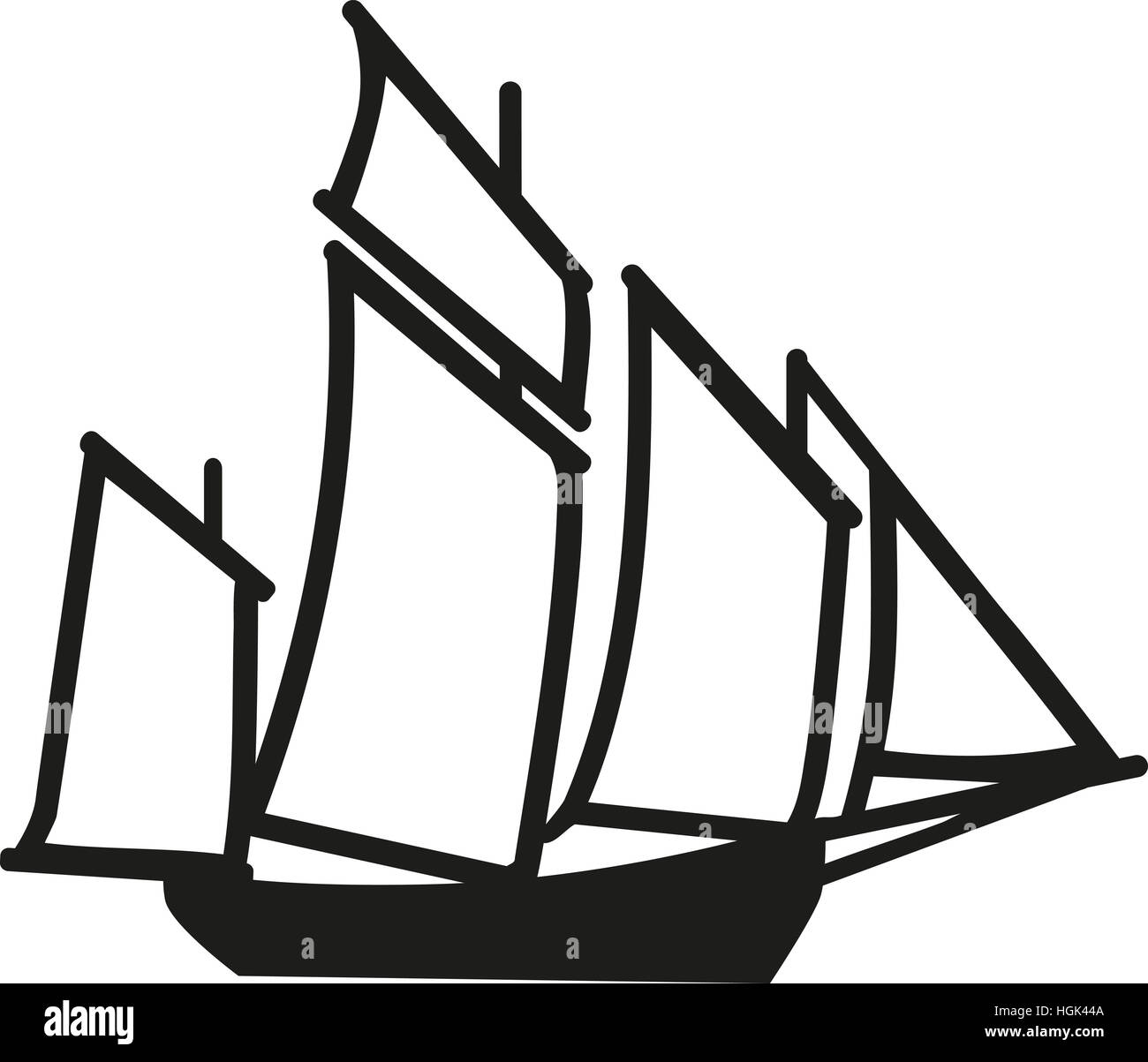 Big Sailing boat Stock Photo - Alamy