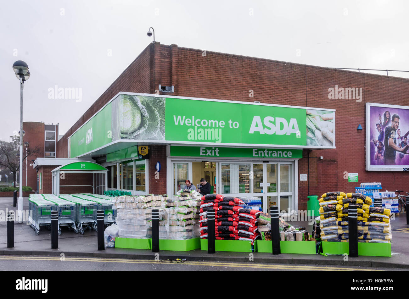 Asda store entrance supermarket hires stock photography and images Alamy