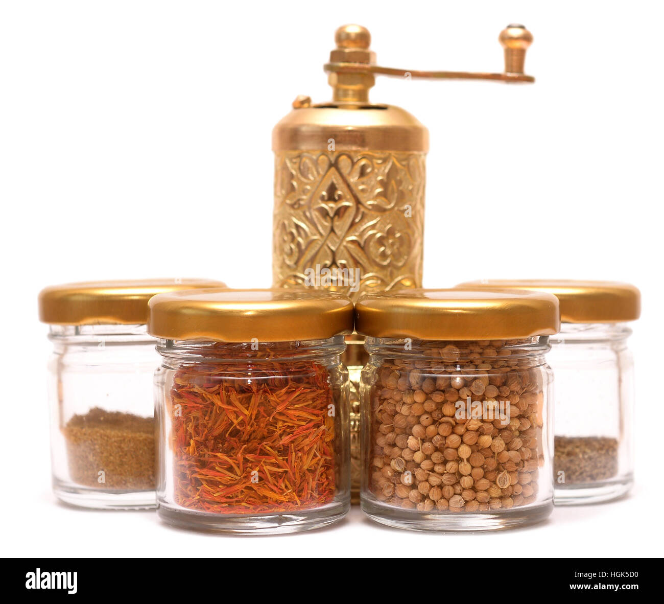 spice mill isolated on a white background Stock Photo Alamy