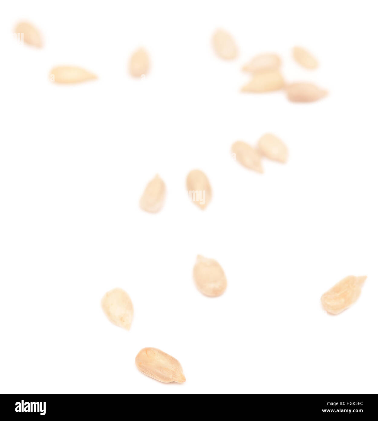 sunflower seeds isolated on white background Stock Photo - Alamy