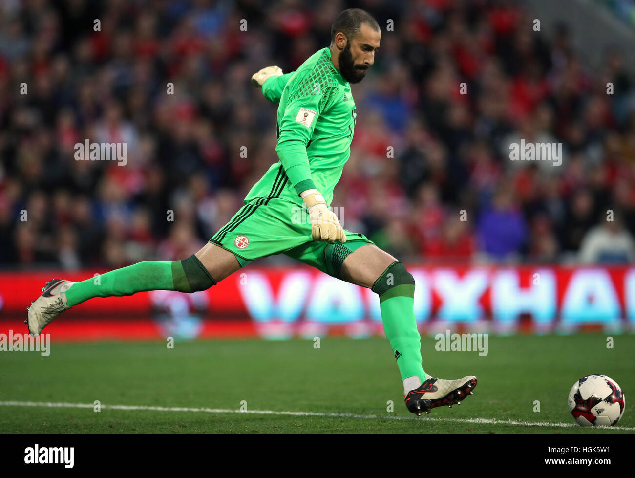 goalkeeper Loria Stock Photo Alamy