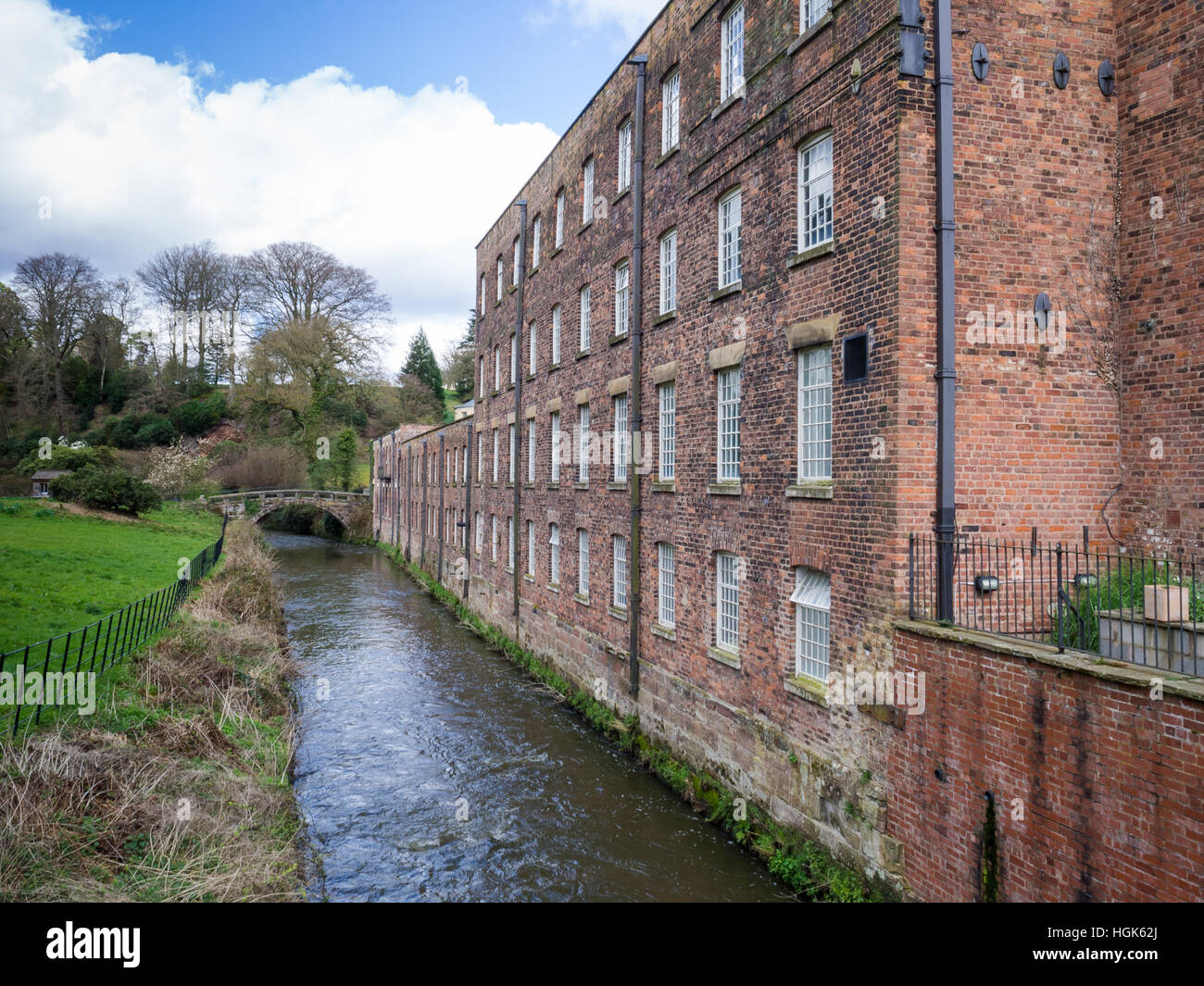 Quarry Bank Mill in Styal near Wilmslow, Cheshire UK Stock Photo