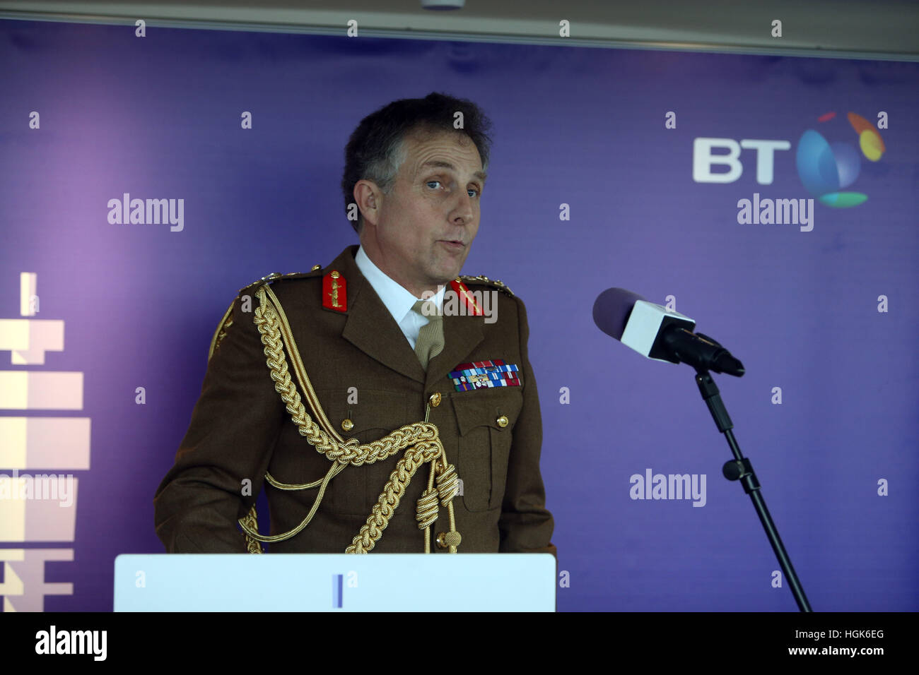 General Sir Nick Carter, Chief of the General Staff, makes a speech ...