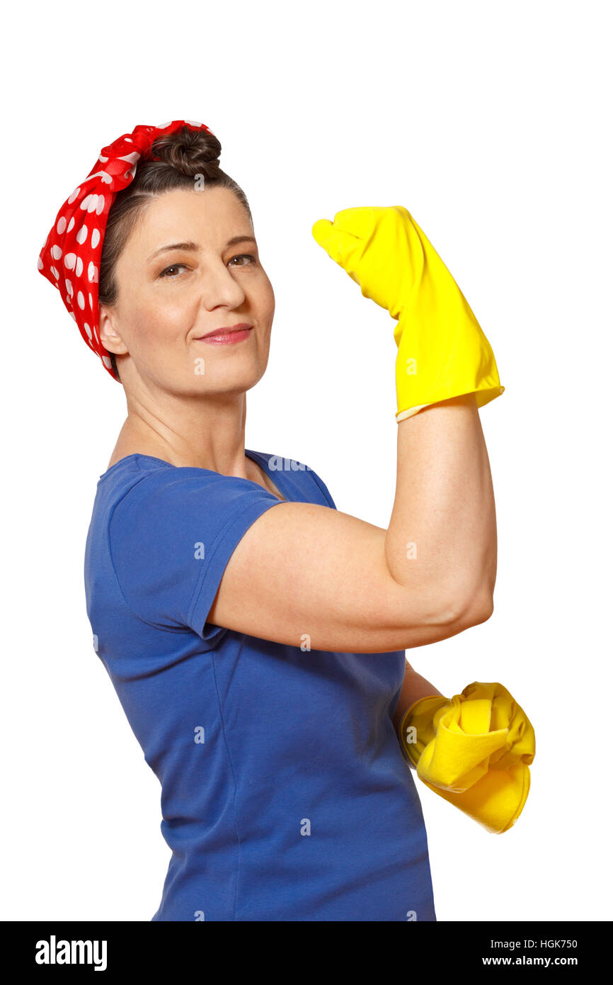 Retro woman cleaning hires stock photography and images Alamy
