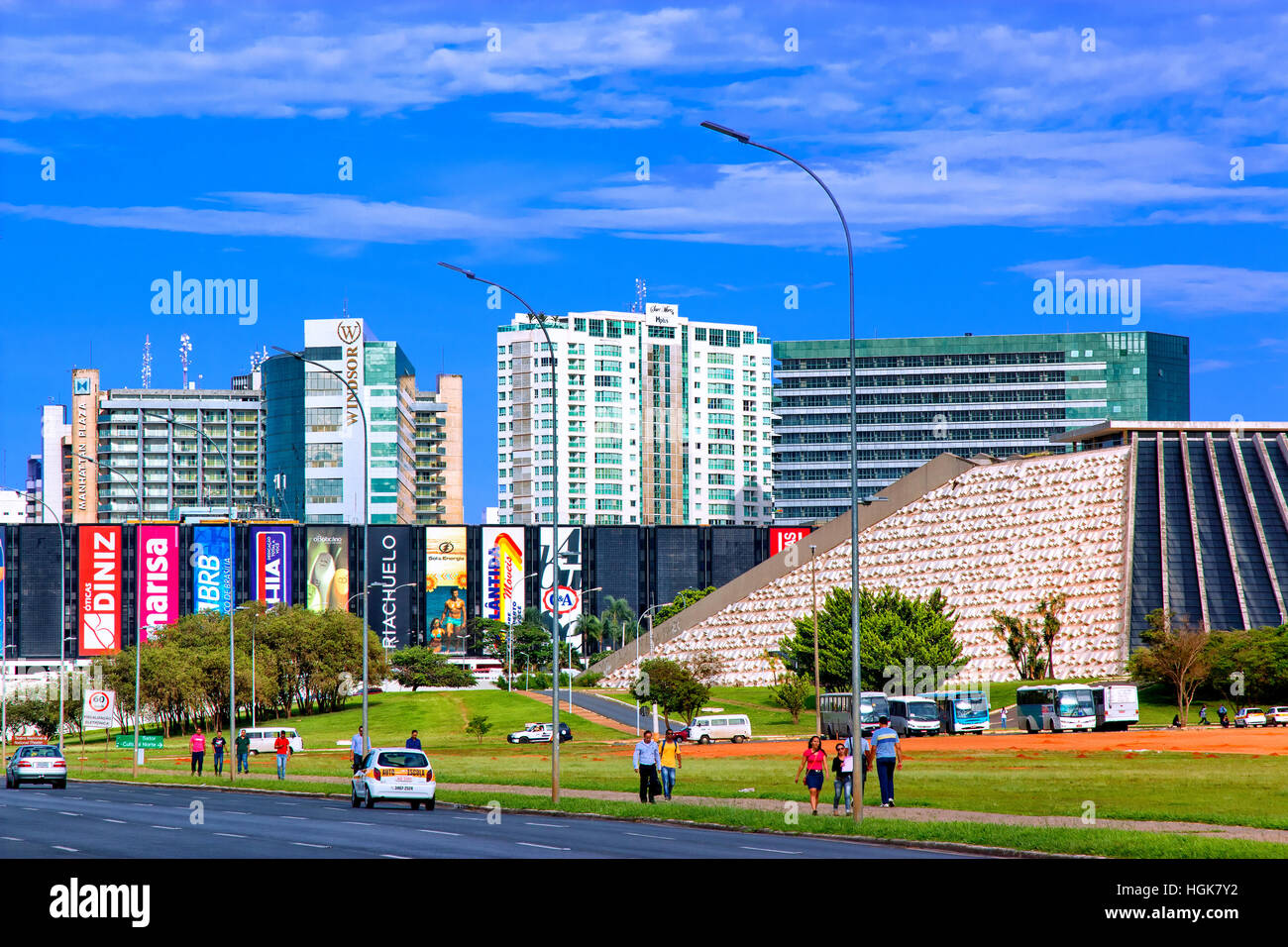 Brasilia skyline Stock Photo