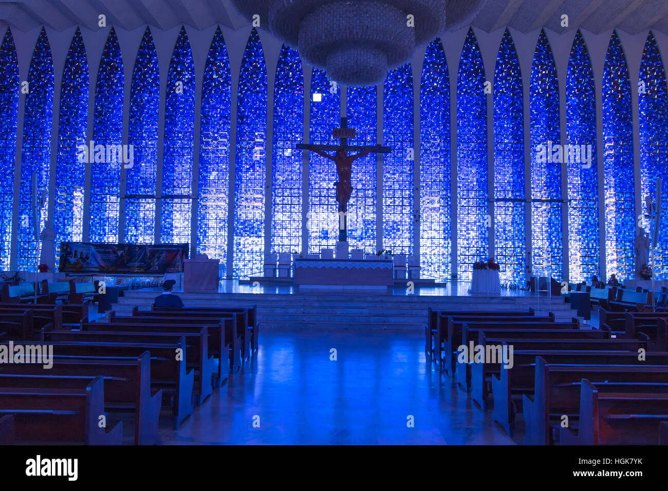 Church Dom Bosco, Brasilia Stock Photo