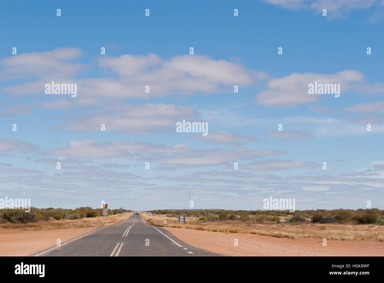 Road in the Australian outback, Northern Territory Stock Photo