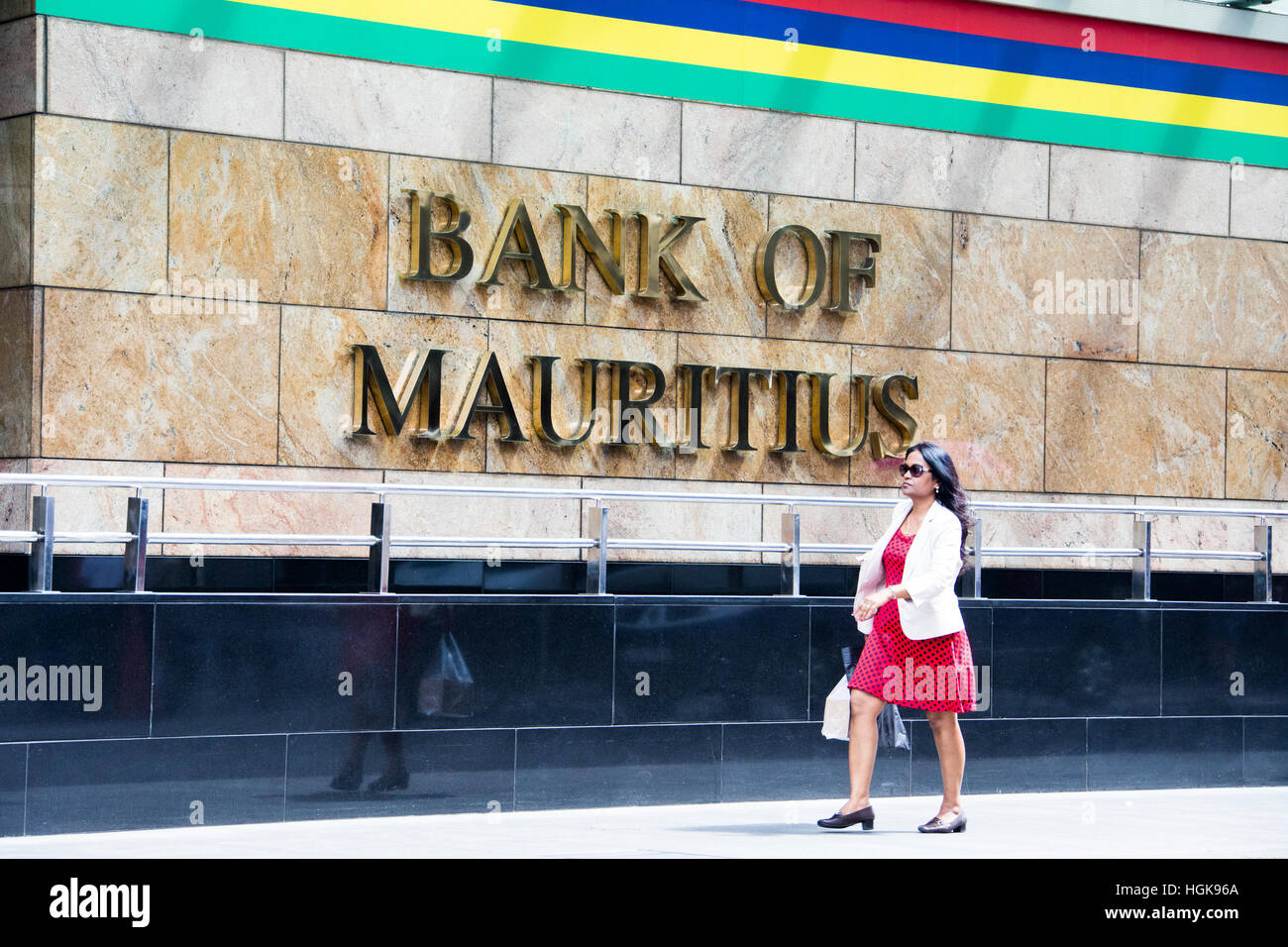 Bank of Mauritius, Port Louis, Mauritius Stock Photo Alamy