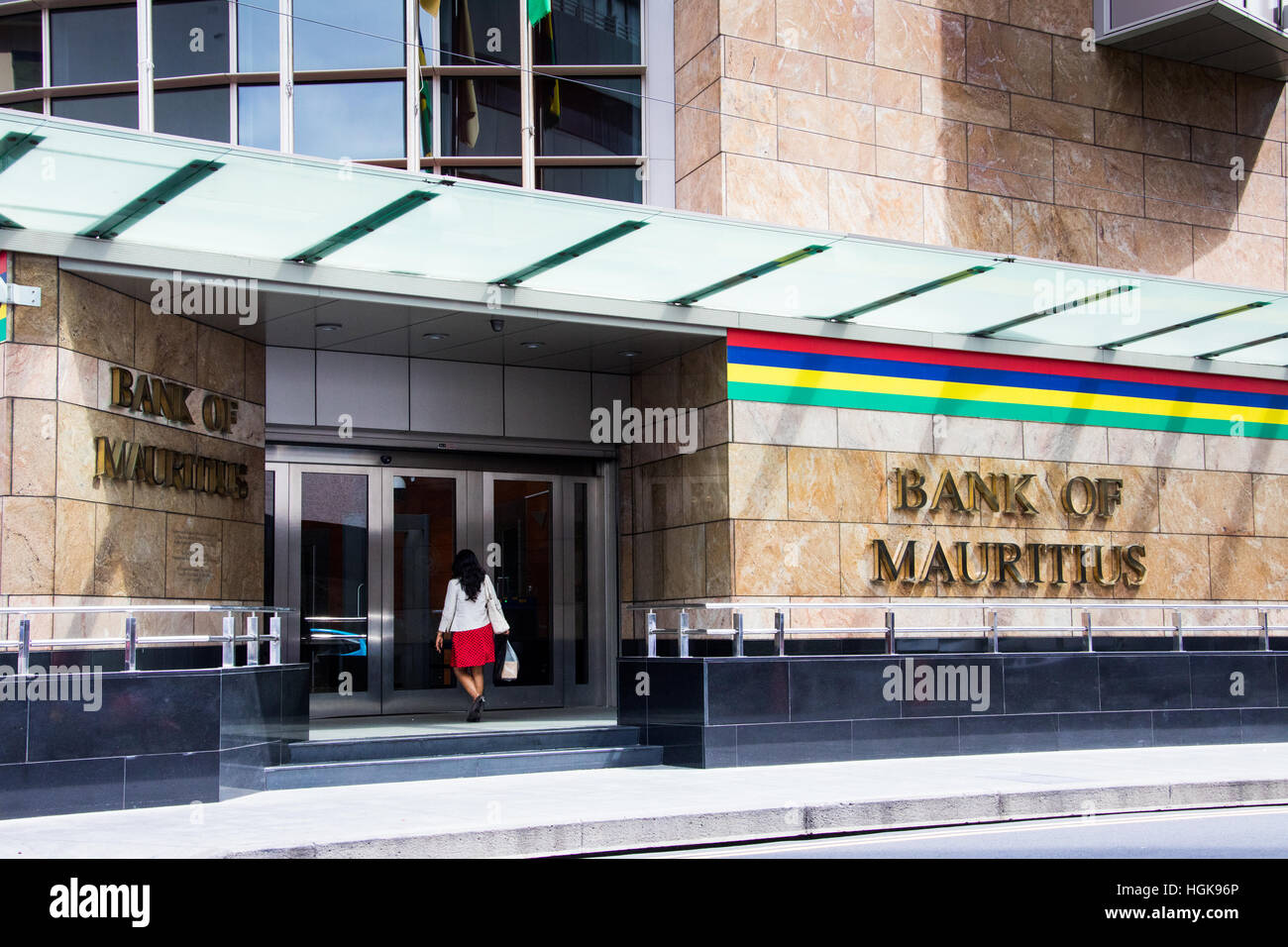 Bank of Mauritius, Port Louis, Mauritius Stock Photo Alamy