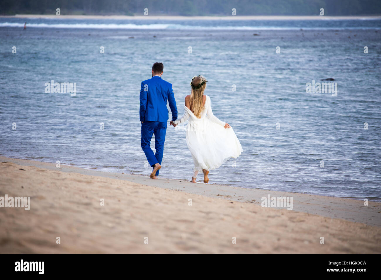 Destination wedding at Sofitel SO, Mauritius Stock Photo