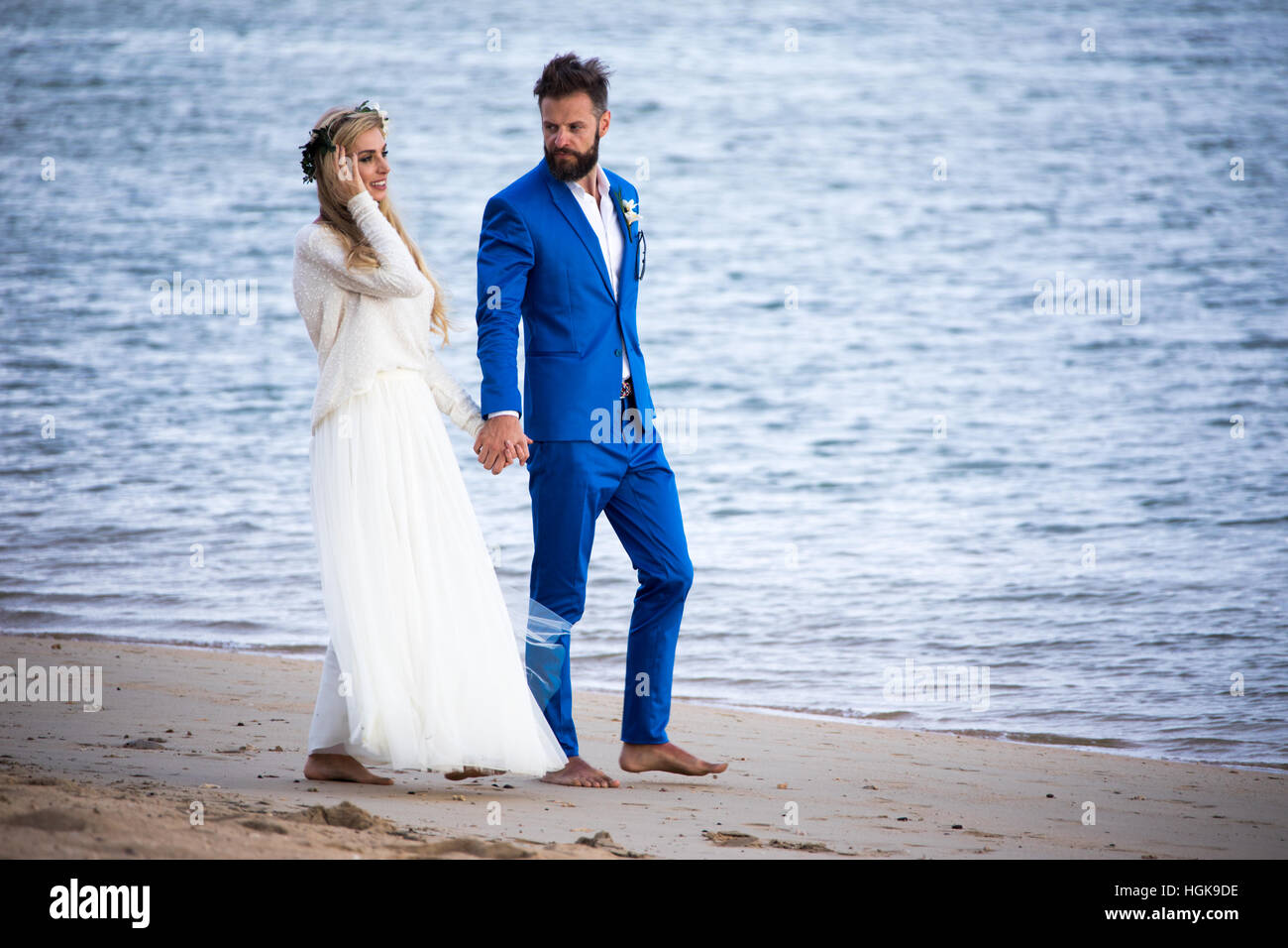 Destination wedding at Sofitel SO, Mauritius Stock Photo