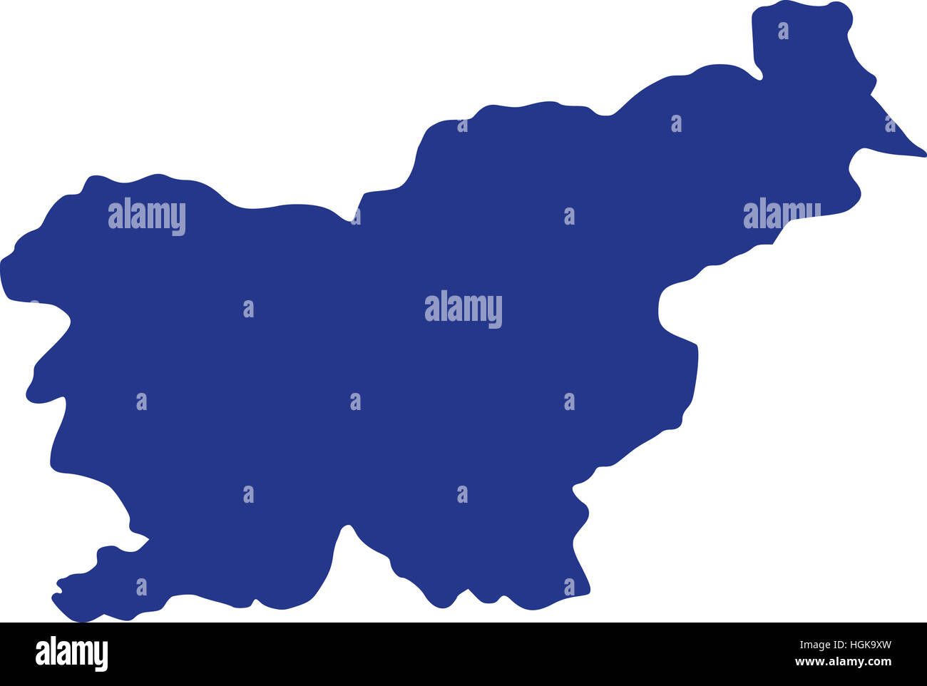 Map slovenia hi-res stock photography and images - Alamy