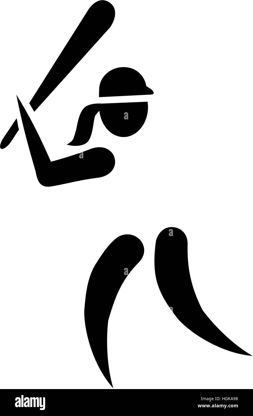 Softball icon Stock Photo 130732260 Alamy