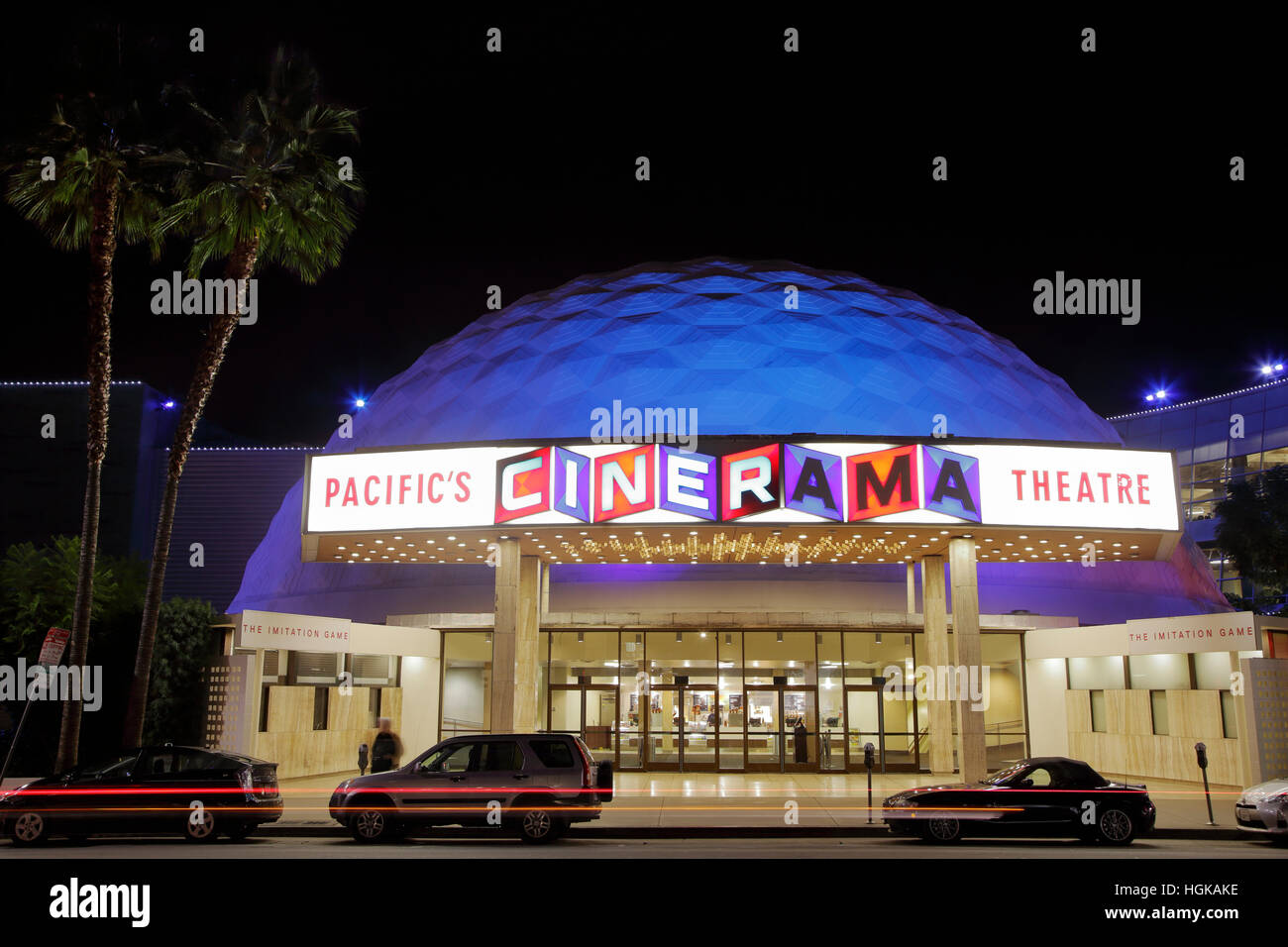 Cinerama Dome theatre, Sunset Boulevard, Los Angeles, California Stock Photo