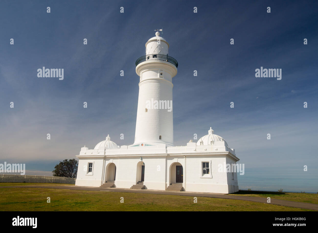 Macquarie Lighthouse Watsons BAy Eastern Suburbs Sydney NSW Australia Stock Photo