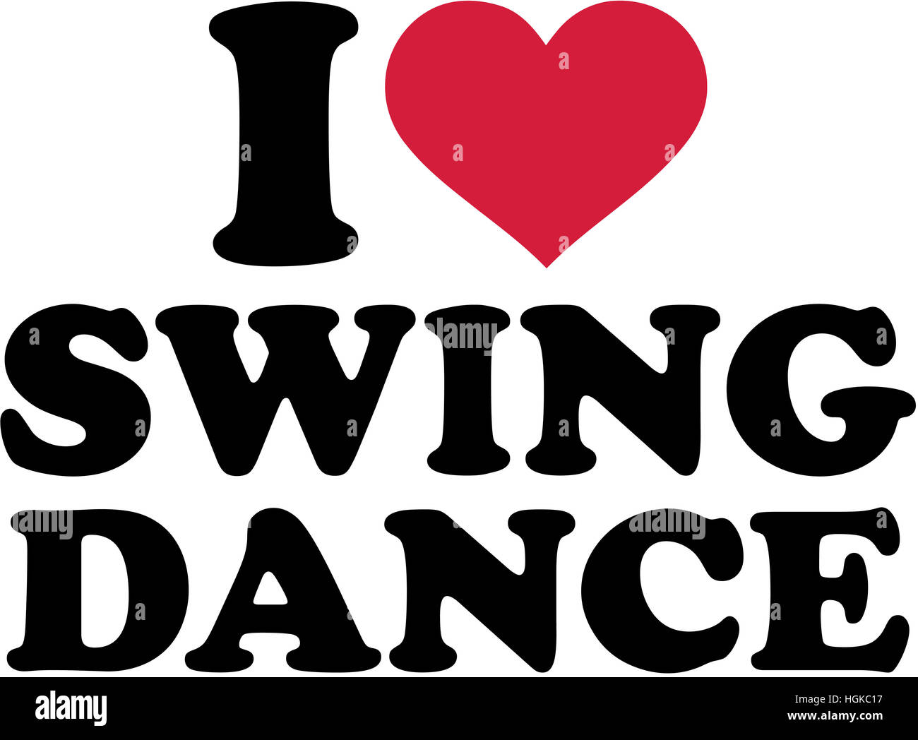I love swing dance Stock Photo Alamy