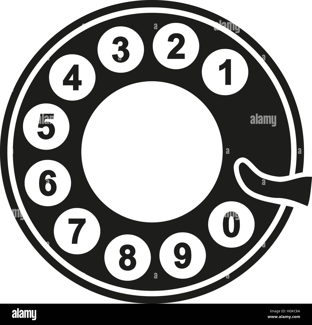 Rotary Phone Dial Stock Photo Alamy