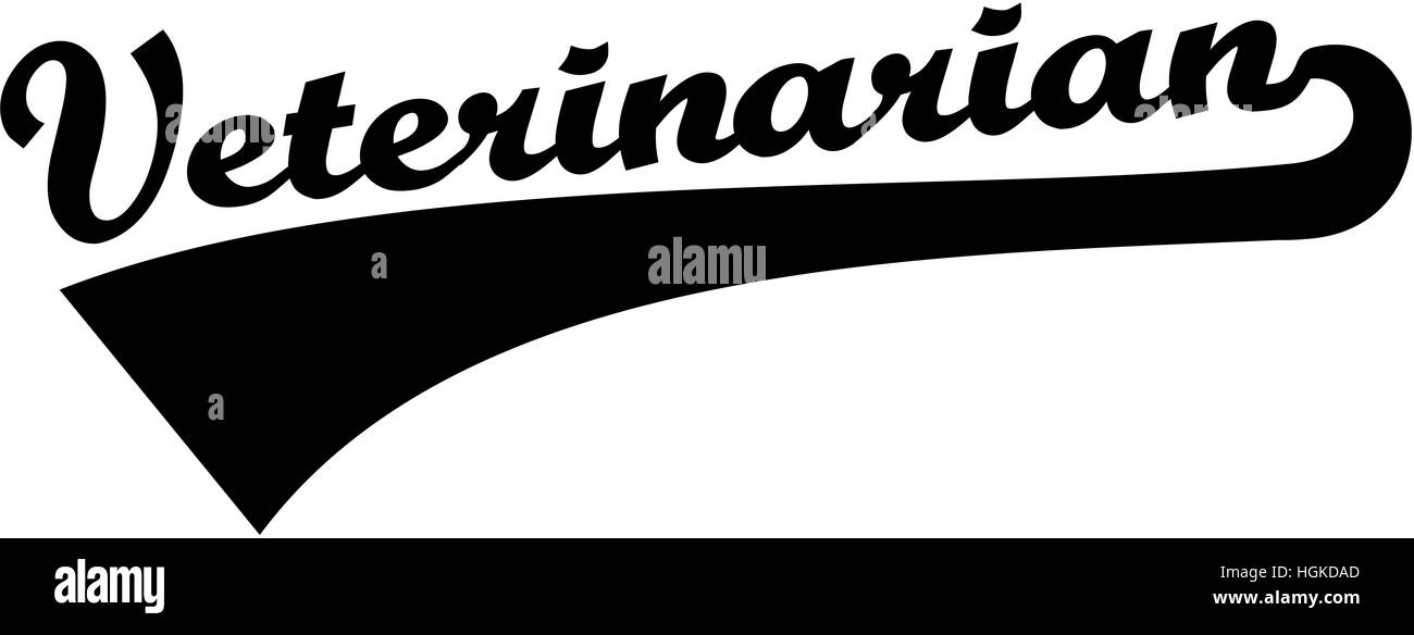 Veterinarian retro word Stock Photo Alamy