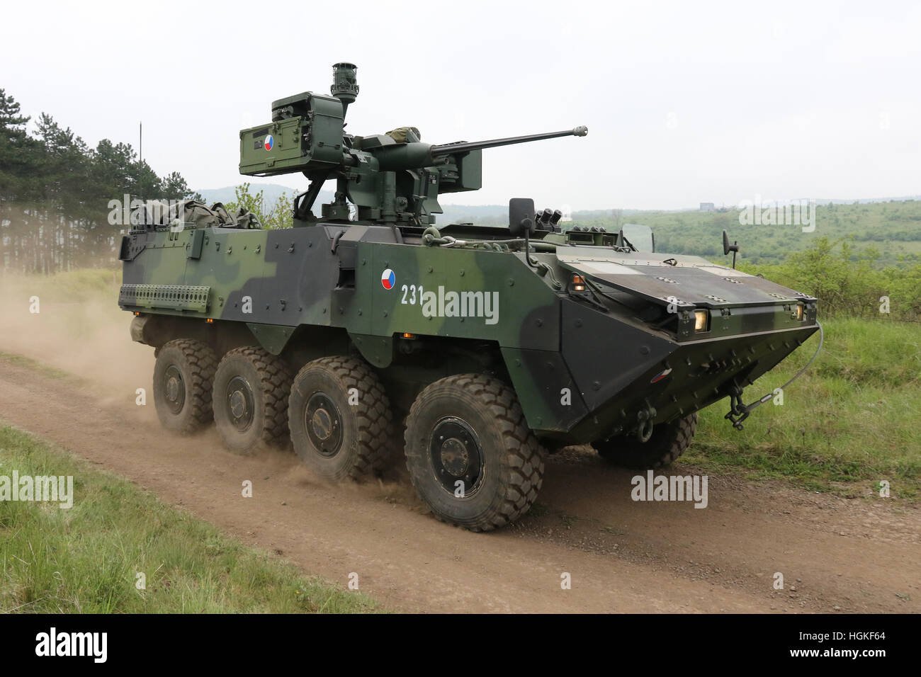KBV-PZ Pandur II 8x8 CZ Stock Photo