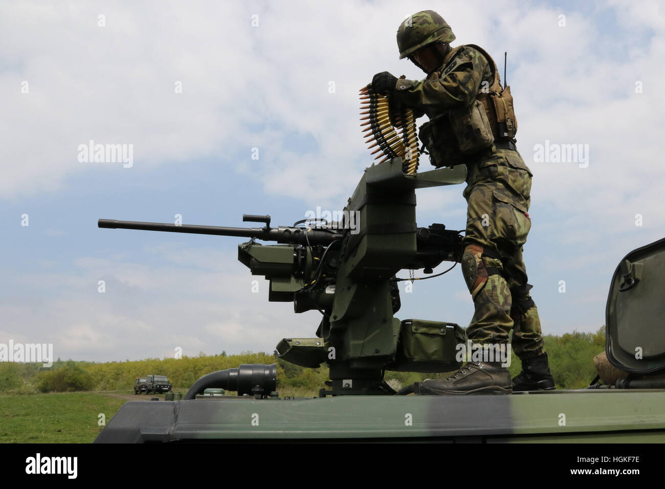 Iveco LMV armoured vehicle Stock Photo