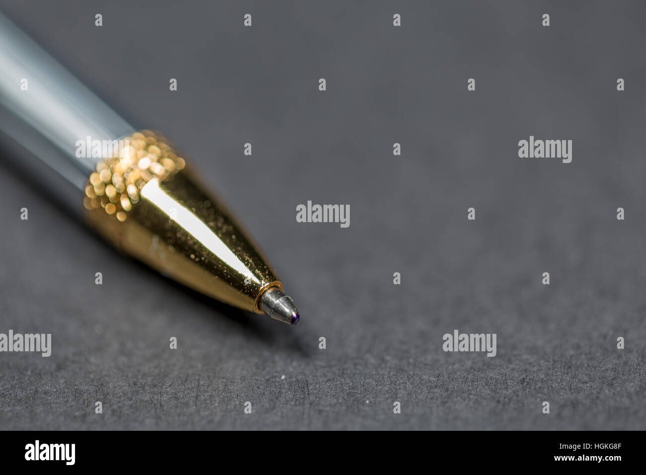 Golden ballpoint pen hi-res stock photography and images - Alamy