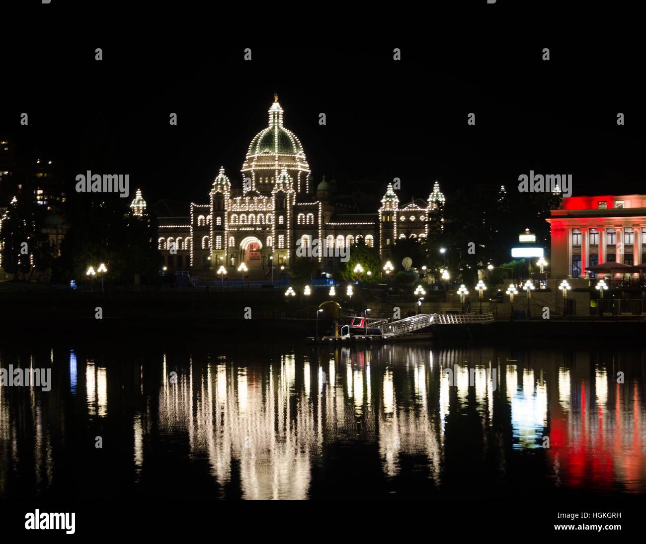 Legislative Building in Victoria, BC, Canada Stock Photo