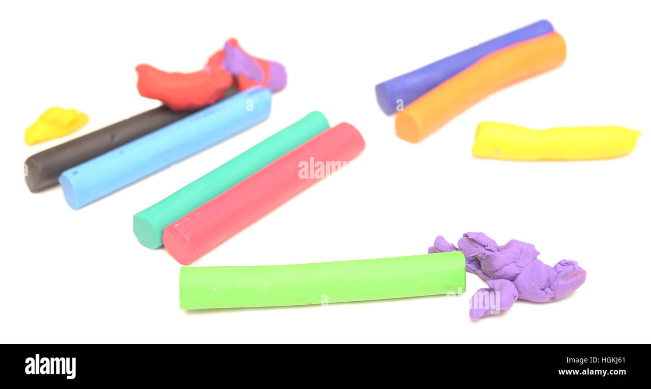 plasticine isolated on white background Stock Photo - Alamy