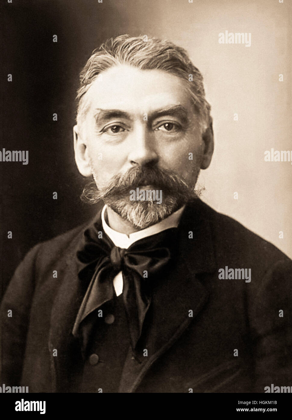 Stephane Mallarme (1842-1898) innovative French poet who’s poems and salons influenced and provided inspiration for many early 20th century avant-garde art movements. See description for more information. Stock Photo