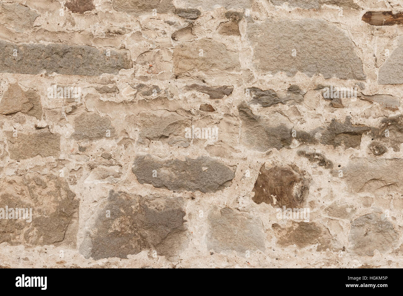 Old cement stone construction Stock Photo