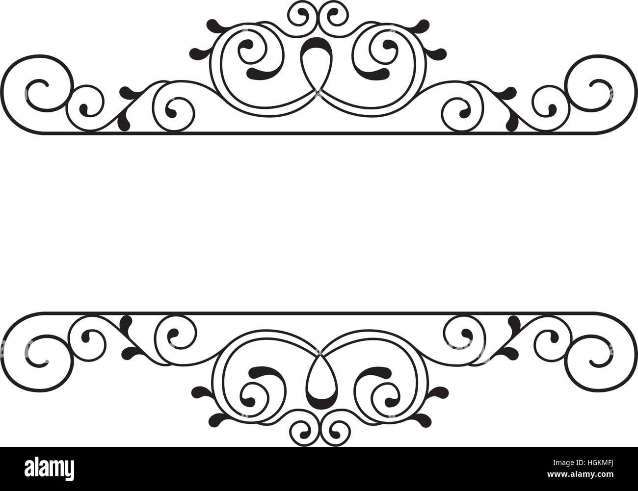 elegant victorian frame icon vector illustration design Stock Vector ...