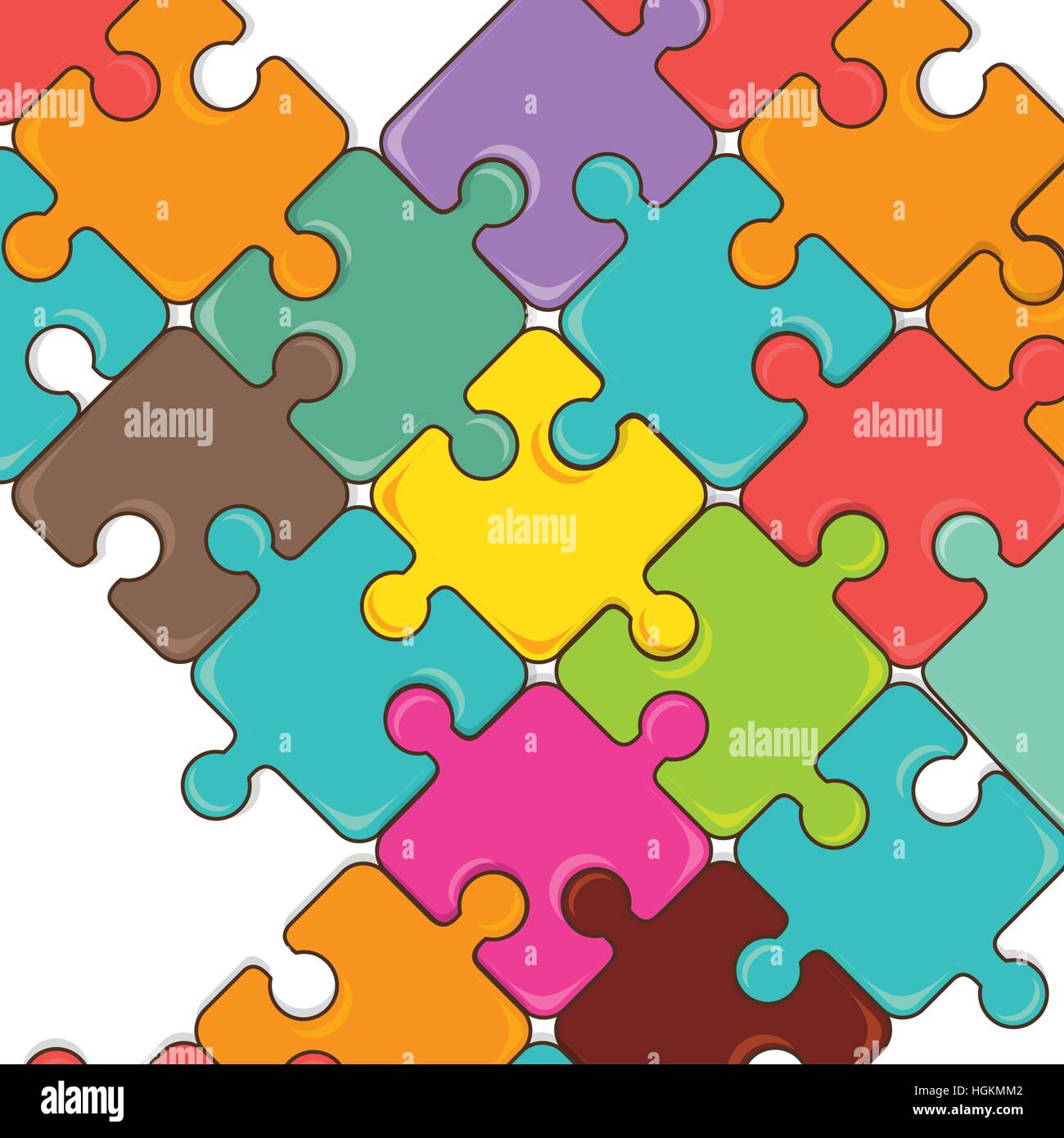 puzzle pieces isolated icon vector illustration design Stock Vector ...
