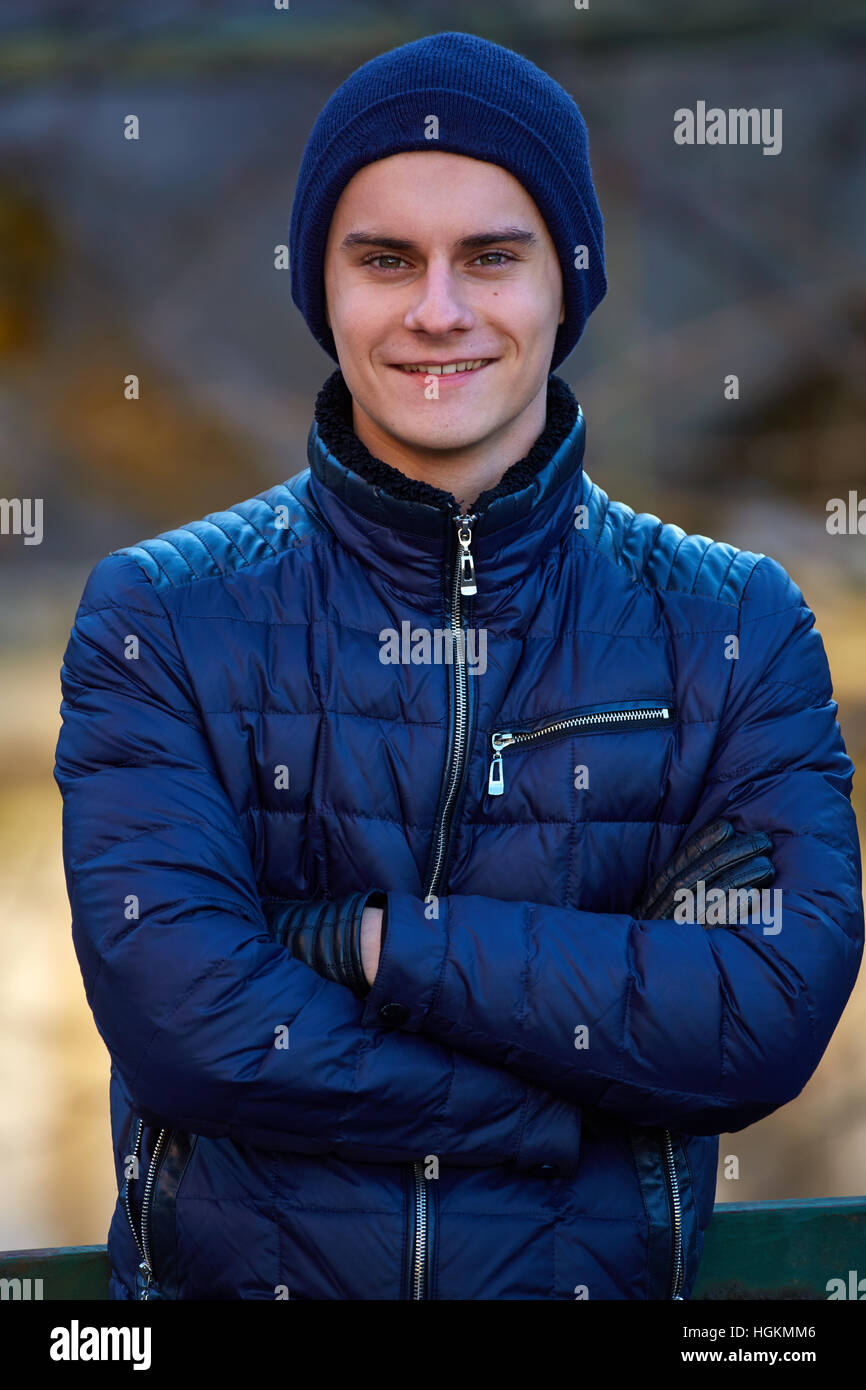 Outdoor portrait of a teenage boy in natural light Stock Photo - Alamy
