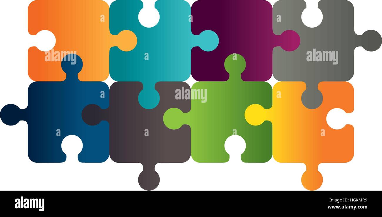 puzzle pieces isolated icon vector illustration design Stock Vector ...