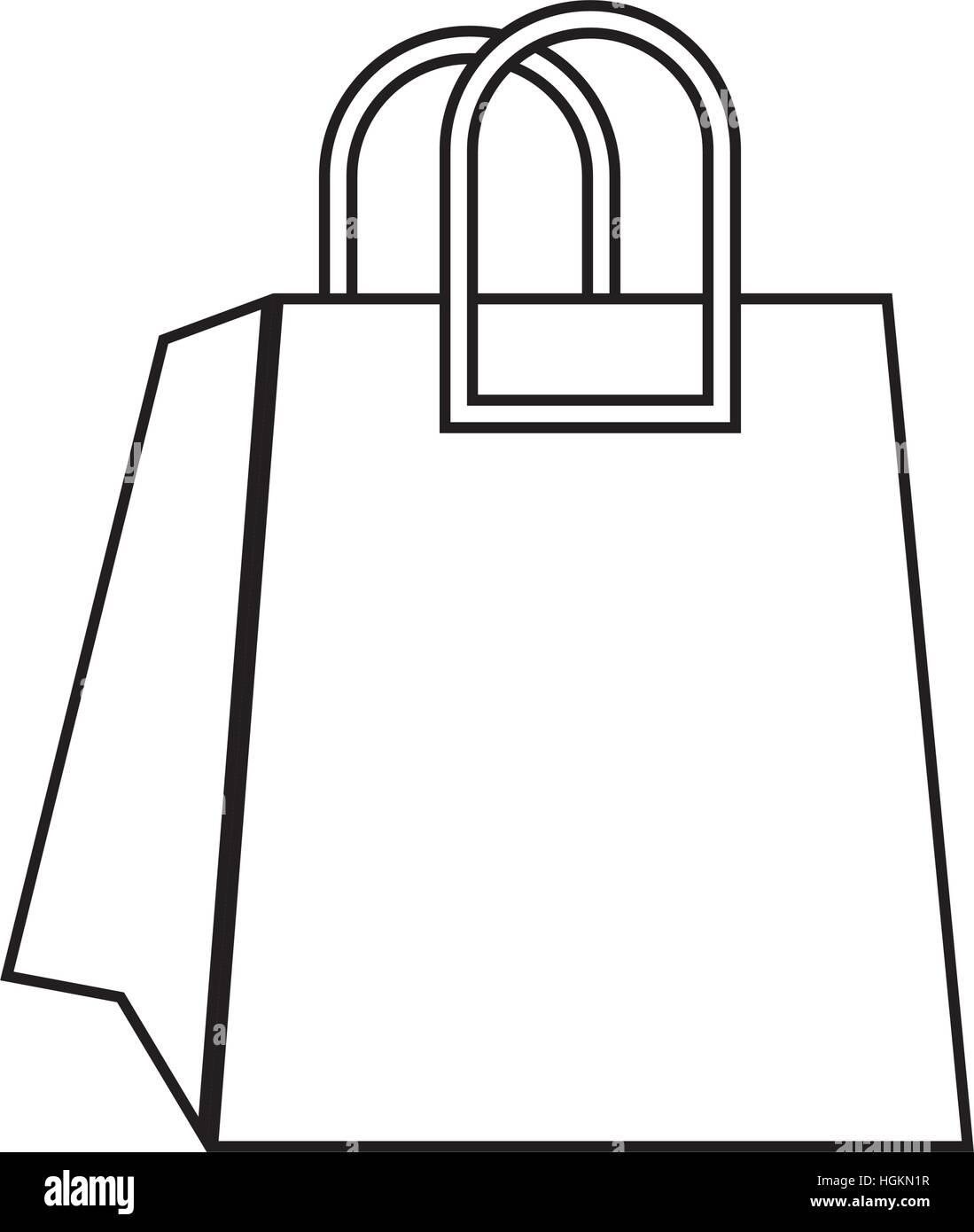 shopping bag isolated icon vector illustration design Stock Vector ...
