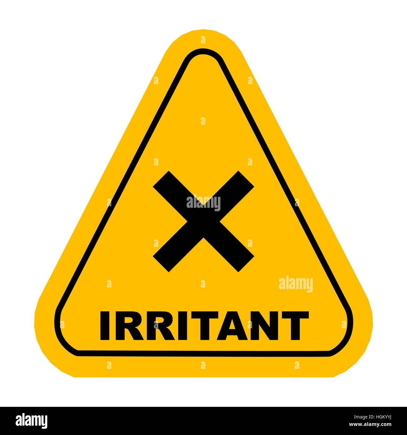 vector irritant sign Stock Vector Image & Art - Alamy