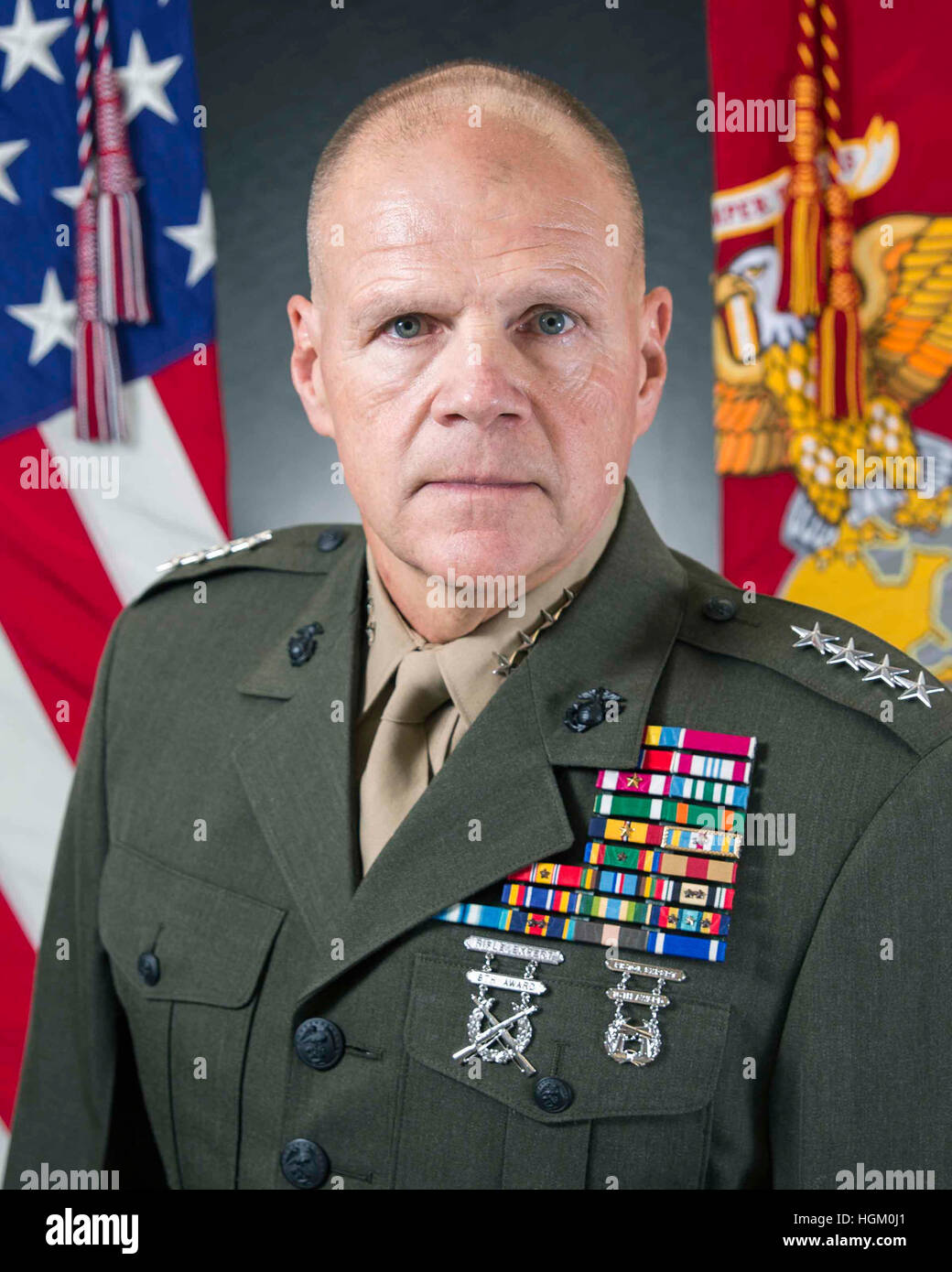 ROBERT B. NELLER as the 37th Commandant of the Marine Corps. Photo: U.S. Marine Corps/Sgt Gabriela Garcia/2015 Stock Photo