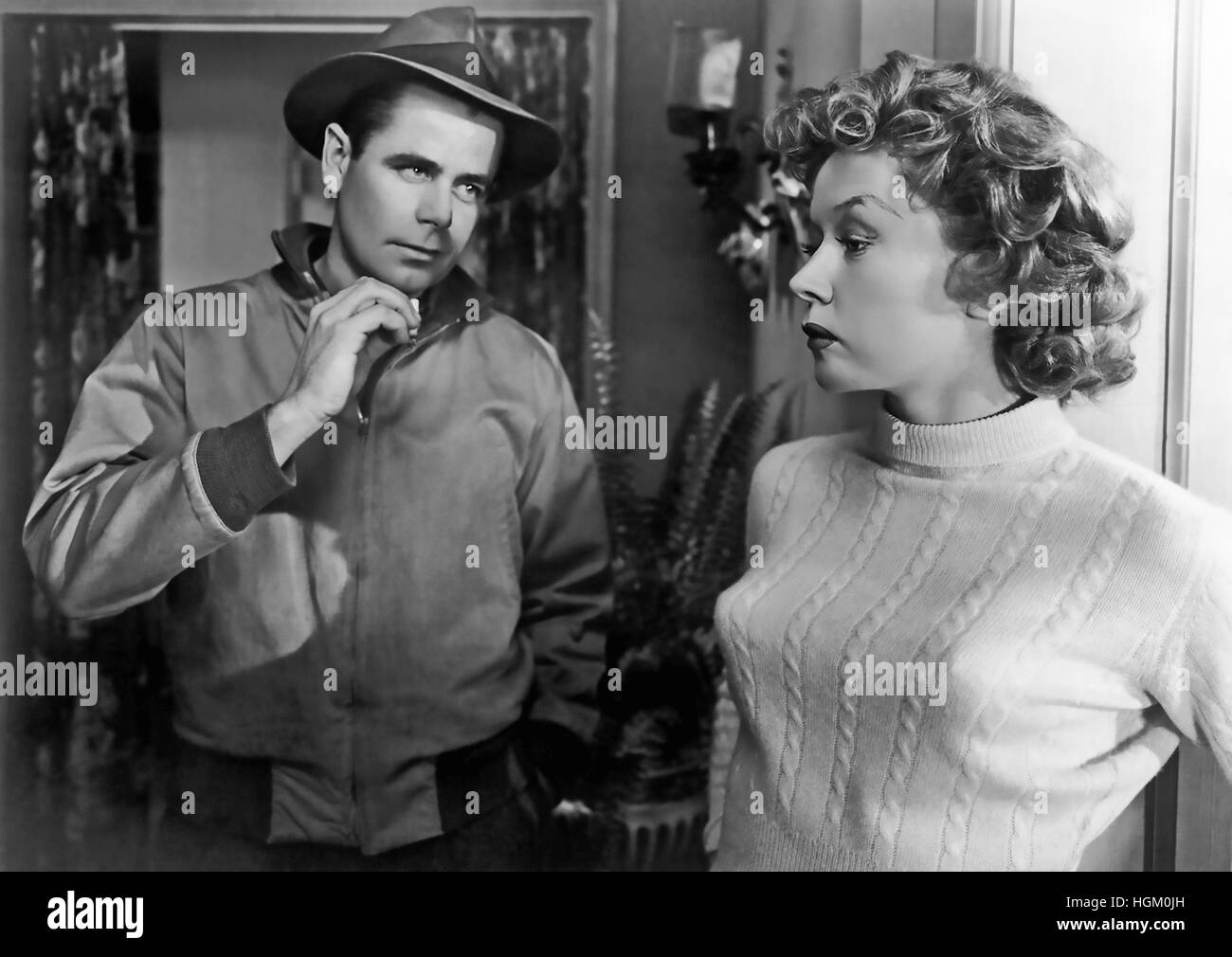 HUMAN DESIRE 1954 Columbia Pictures film with Gloria Grahame and Glenn Ford Stock Photo