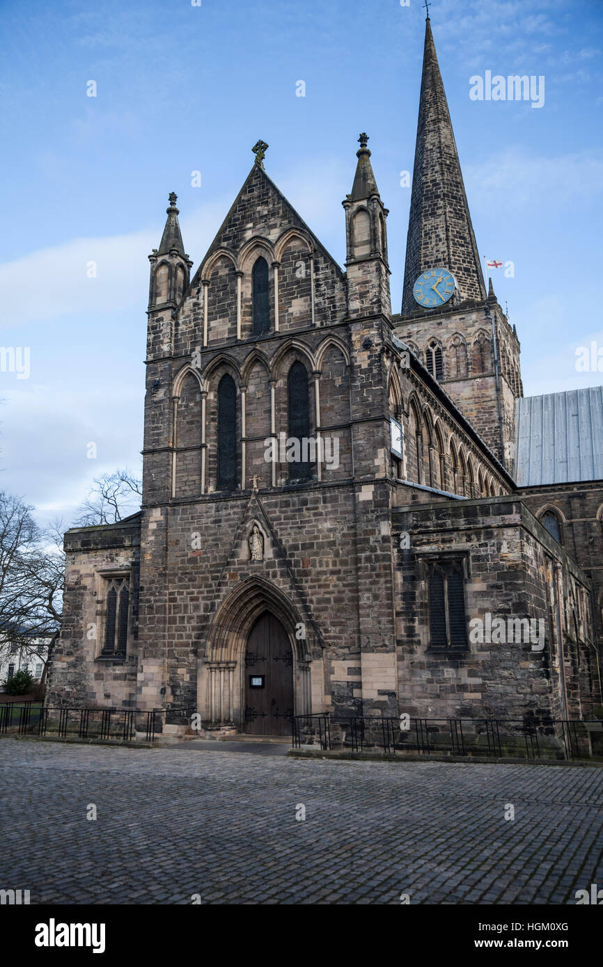St. Cuthberts church in Darlington in north east England,UK Stock Photo